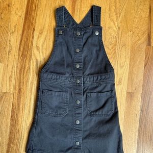 Girls Size 6 (S) Old Navy Dark Gray Overalls Dress